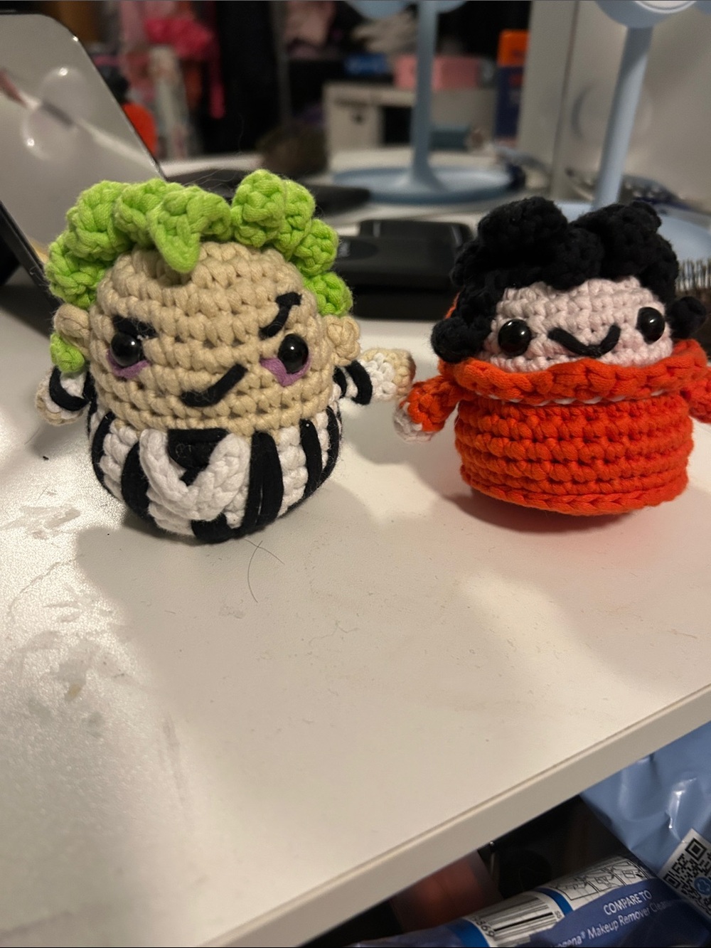 Handmade Crochet Beetlejuice Charactors